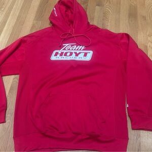 Team Hoyt archery y2k red Hoodie sweatshirt large